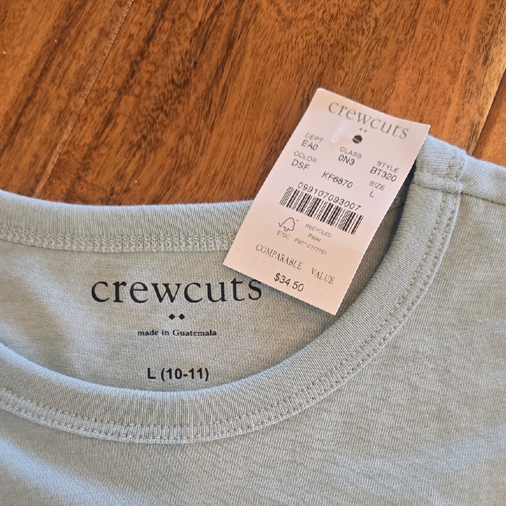 Crewcuts Boys 10-12. NWT. 2 LS Shirts & 1 SS Shirt. - Picture 5 of 7